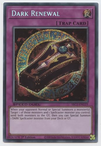 Amazon.com: Dark Renewal - SBC1-ENG19 - Secret Rare - 1st Edition